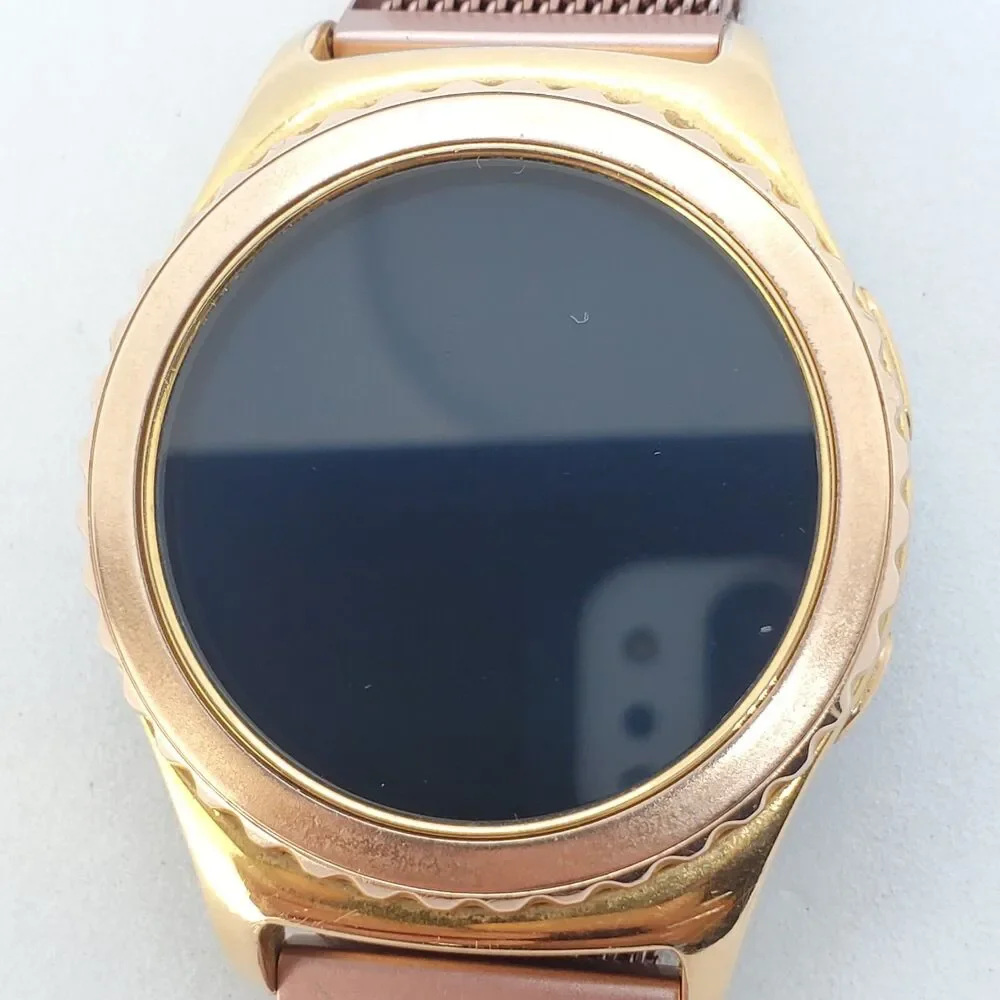 Samsung‎ Galaxy Gear S2 40MM Rose Gold Case Rose Gold Milanese Band Working